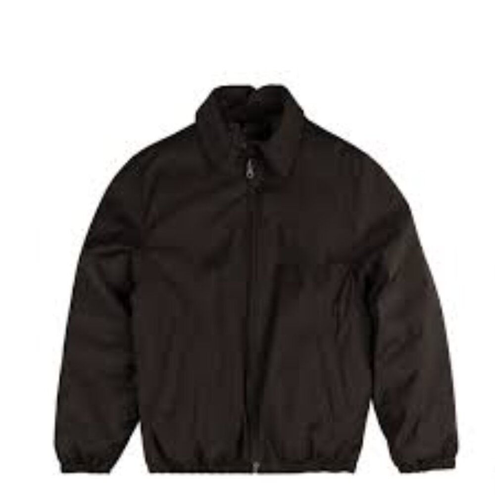NWT- LONDON FOG LIGHT WEIGHT ZIP FRONT GOLF JACKET IN DARK BROWN - Picture 3 of 4
